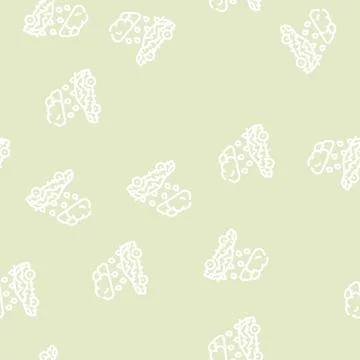 Freezing rain disaster line vector seamless pattern Illustrazione stock