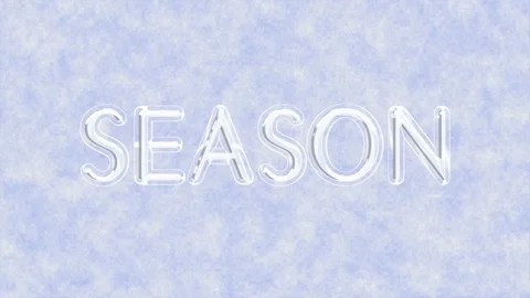 Freezing Season Text Stock Footage 101448419