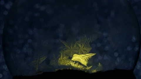 Freezing snow pattern winter holidays background Stock Footage 100561828