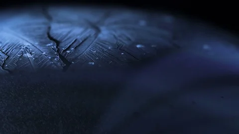 Freezing soap bubble winter holidays background Stock Footage 100533267