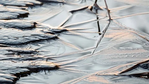 Freezing water cinemagraph Stock Footage 100828823