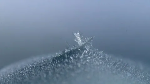 Freezing water drop Stock Footage 192396763