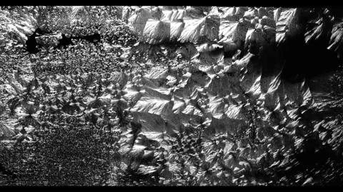 Freezing Window Glass Animation Time-Lapse Stock Footage 310873064