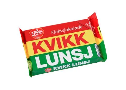 Freia Kvikk Lunsj, Norwegian Version of the Kitkat Фото