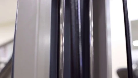 Freight blocks of the sports simulator Stock Footage 83876952