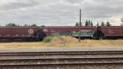 Freight Cars Stock Footage 156970167