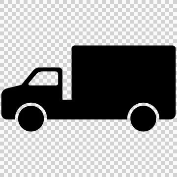 Freight delivery van Stock Illustration