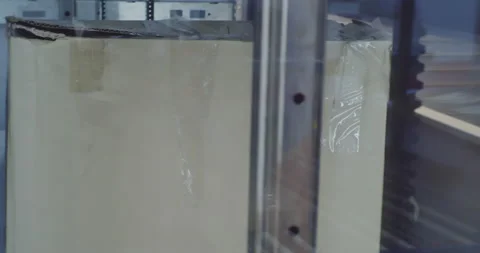 Freight elevator mechanism from the inside.close-up Stock Footage 162069821