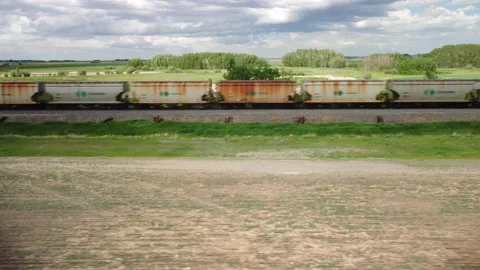 Freight Tracking Shot Stock Footage 156473802