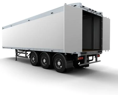 Freight trailer Stock Illustration