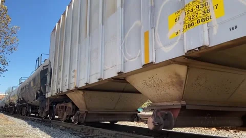 Freight train 1 Stock Footage 256194104