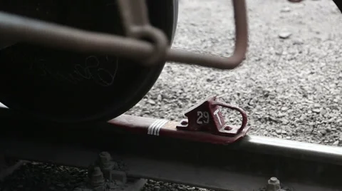 Freight train with cargo containers Stock Footage 61790511