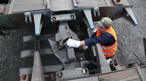 Freight train with cargo containers Stock Footage 61790671