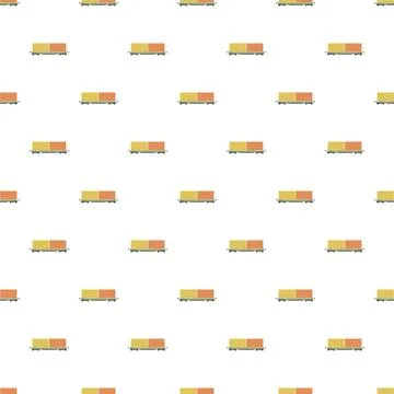 Freight train containers moving global shipping logistics pattern Illustrazione stock