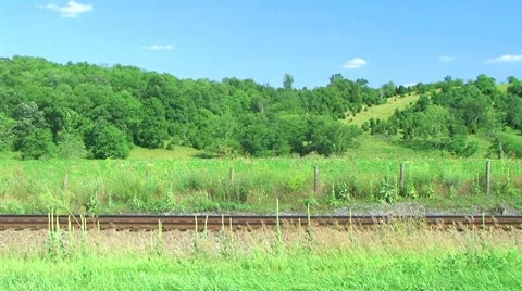 Freight Train in the Country 動画素材 8591726