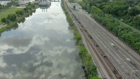 Freight Train Elgin Casino 库存影片 202188266