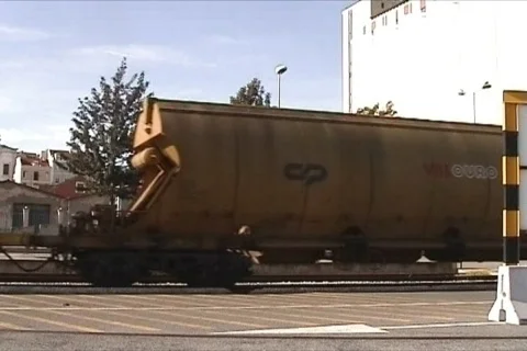 Freight train Stock Footage 110732