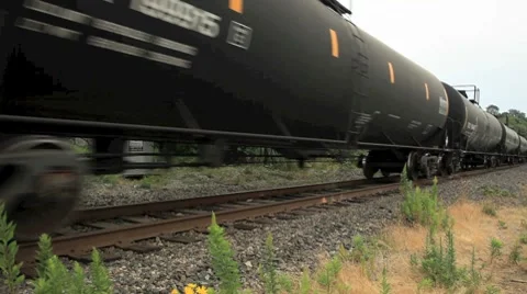 Freight train Stock Footage 8655879