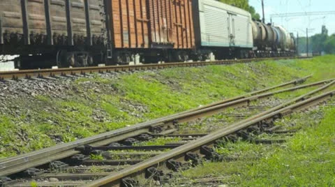 Freight train 스톡 동영상 11927681