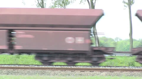 Freight train Stock Footage 24634665