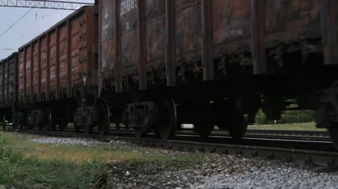 Freight train Stockbeeldmateriaal 29768454