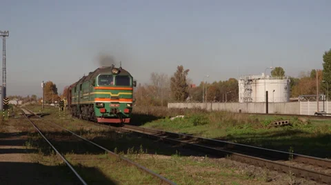 The freight train Stock Footage 31873357