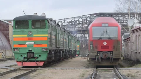 Freight Train Stock Footage 33402831