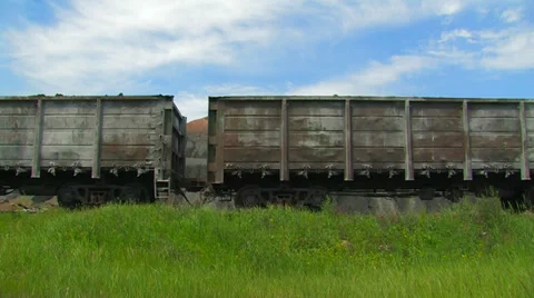 Freight train. Stock Footage 35973991