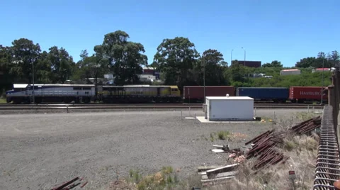 Freight Train Stock Footage 36079413