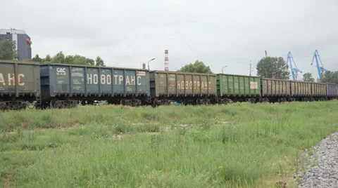 Freight train Stock Footage 39585670