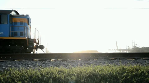 Freight train Stockbeeldmateriaal 39614663