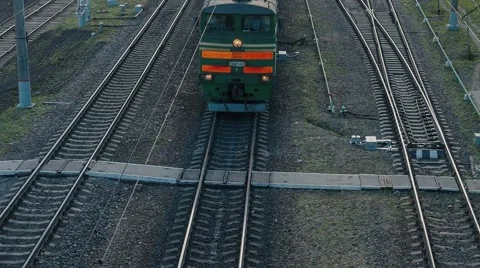 Freight train Stock Footage 52326019