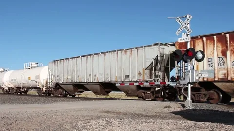 Freight Train Stock Footage 77171860