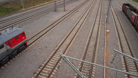 Freight train Video stock 81877427