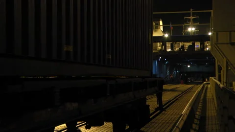 Freight train Stock Footage 233193095