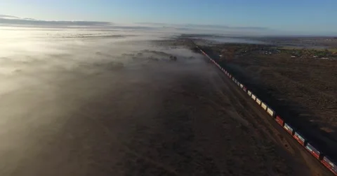 Freight Train on the move Stock Footage 62215048