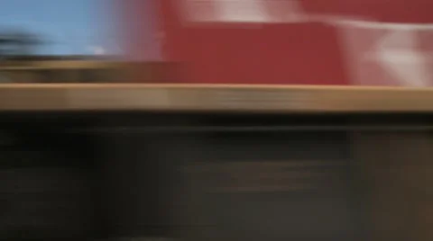 Freight train passing Stock Footage 1039867