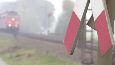 Freight Train Passing Stock Footage 69830885