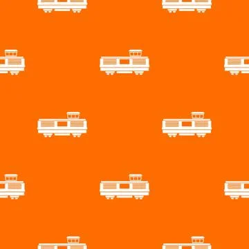 Freight train pattern seamless Stock Illustration