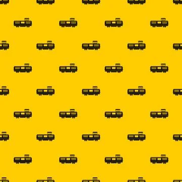 Freight train pattern vector Stock Illustration