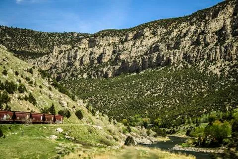 Freight train Stock Photos