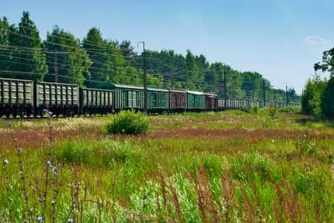 Freight train Foto stock