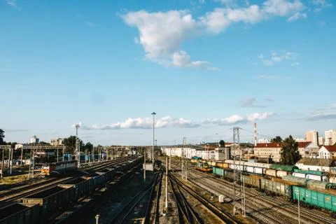 Freight train Stock Photos