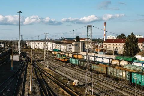 Freight train Stock Photos