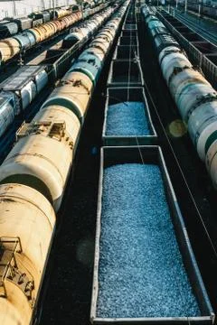 Freight train Stock Photos