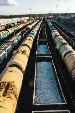 Freight train Stock Photos