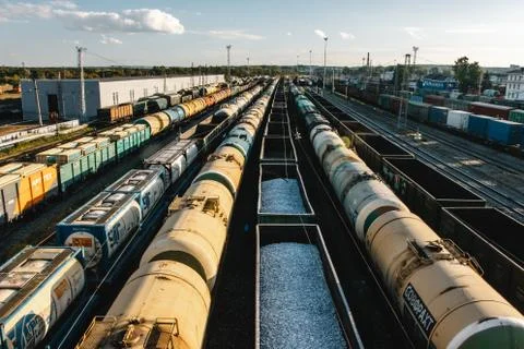 Freight train Stock Photos