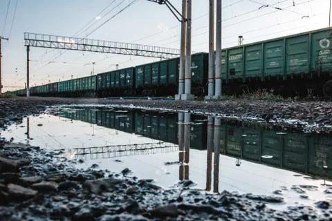 Freight train Stock Photos