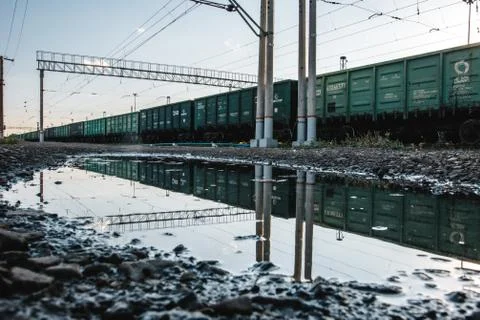 Freight train Stock Photos