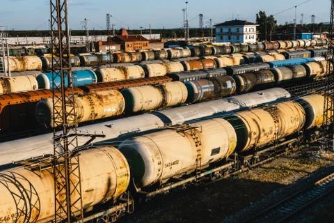 Freight train Stock Photos